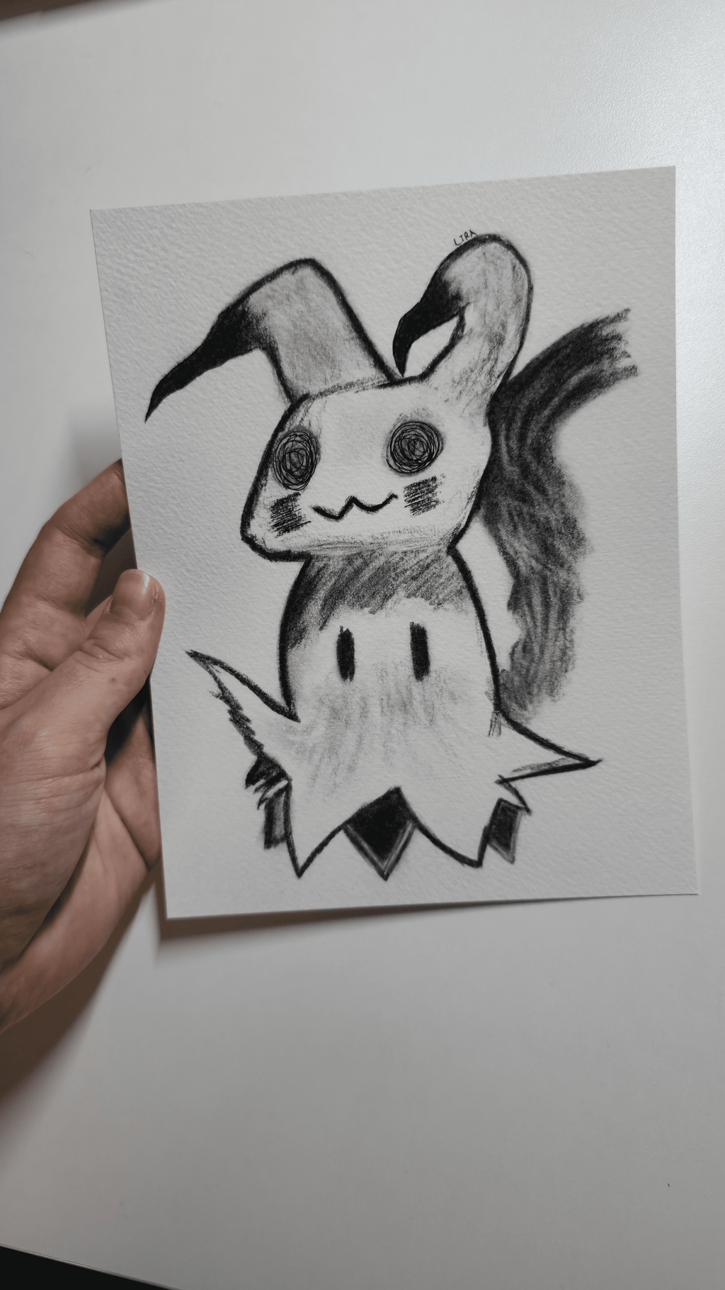 Fanart criatura disfrazada - lámina tamaño A5