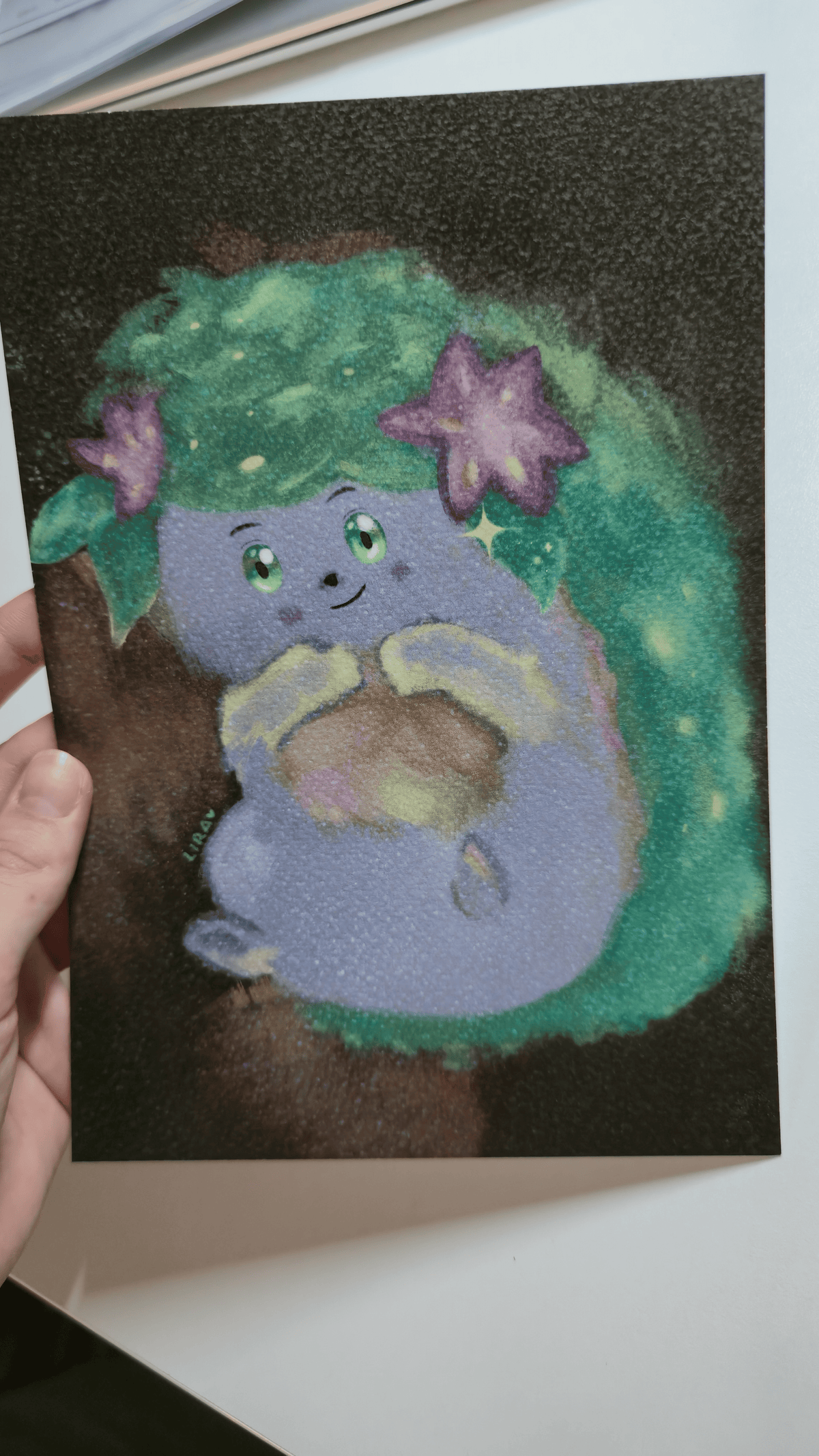 Fanart criatura planta - lámina tamaño A5