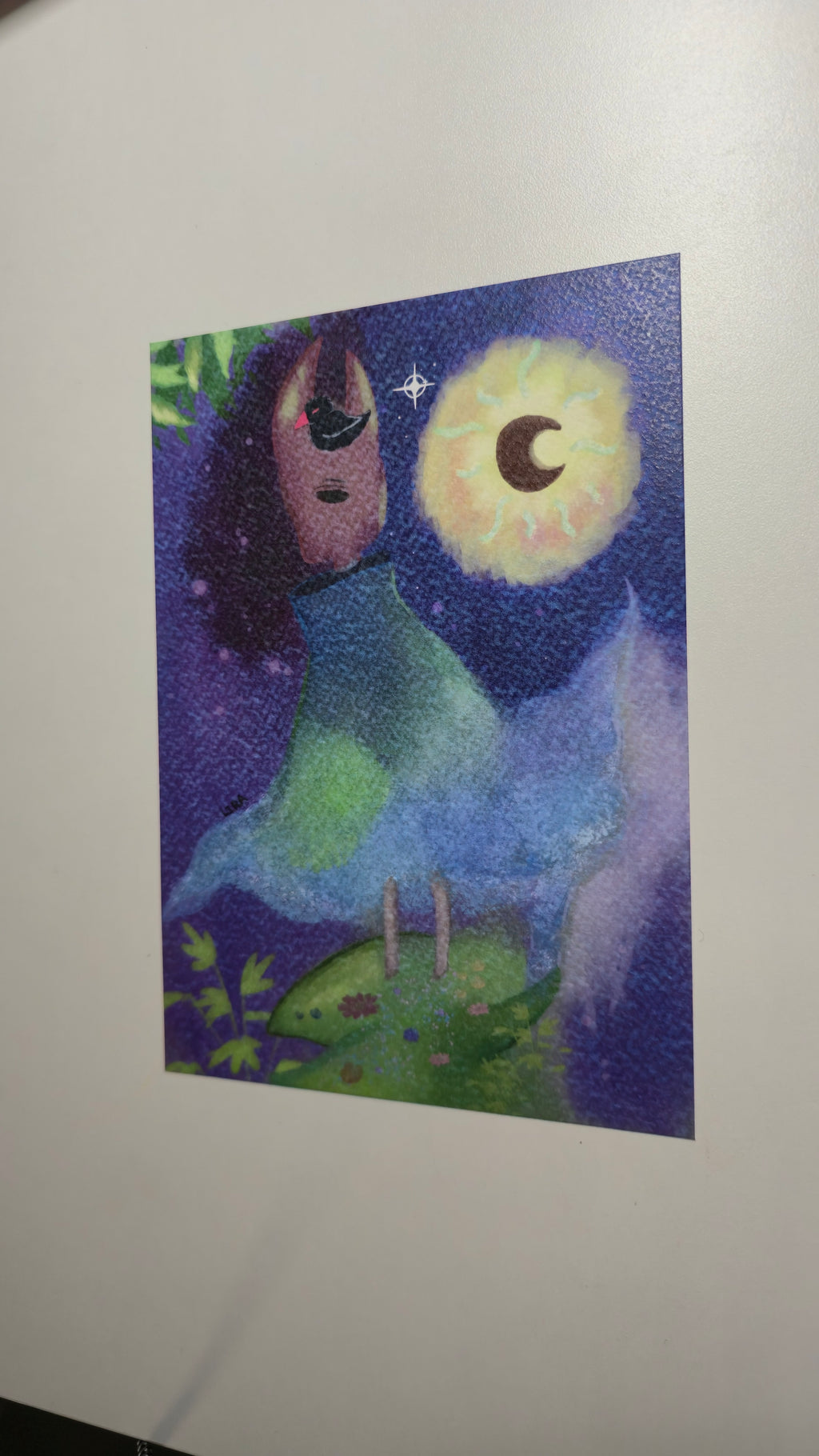 Fanart princesa solitaria - lámina tamaño A5